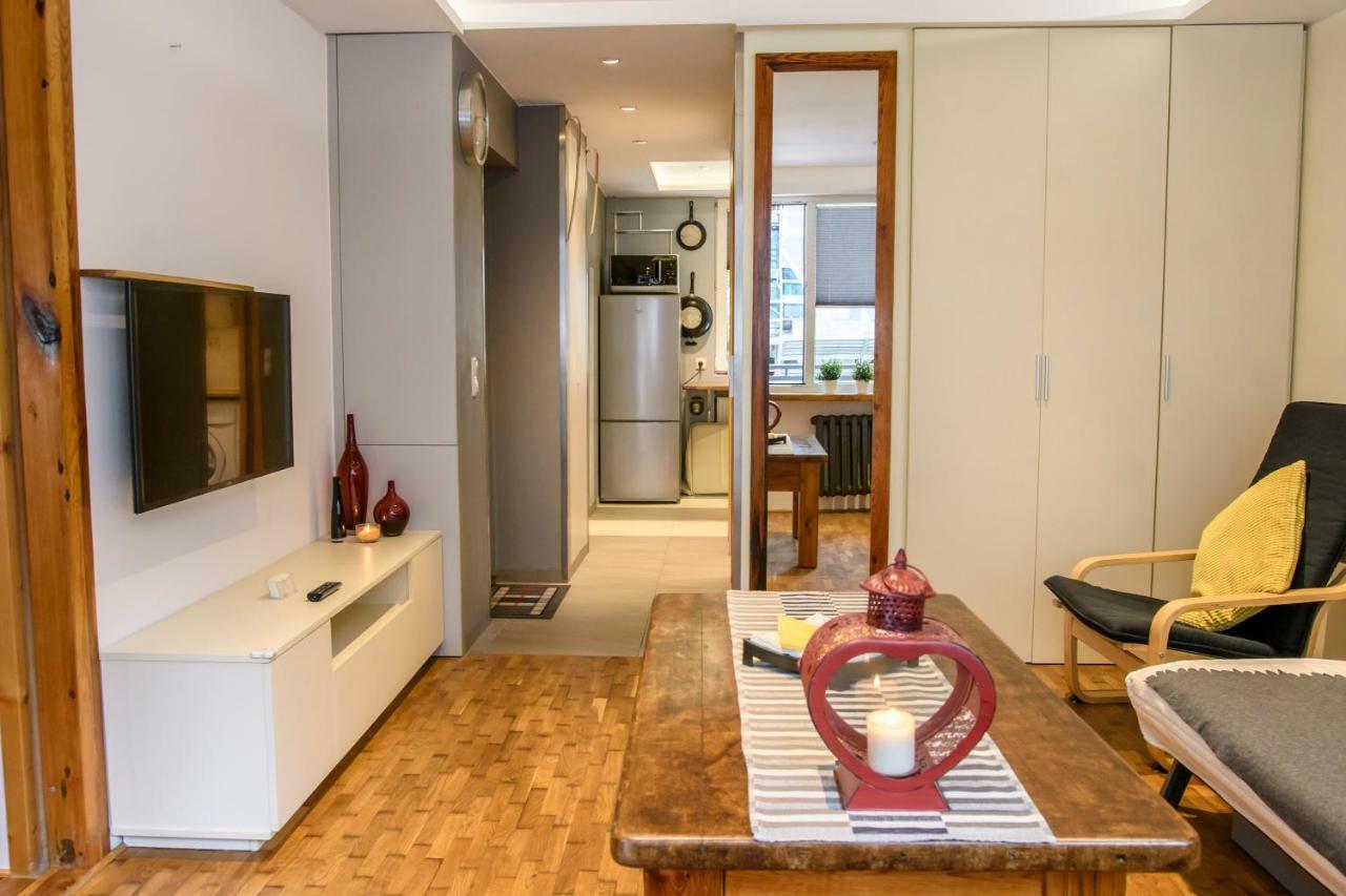 Ferienwohnung Chmielna Wood Lux Warschau Exterior foto